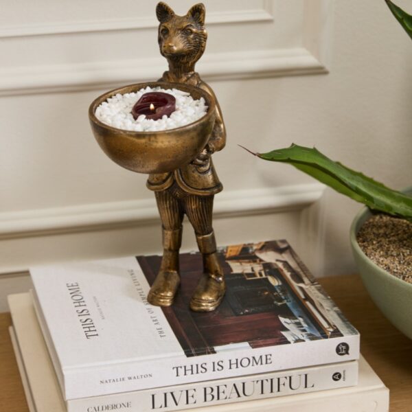 Eloise - Fox Decorative Bowl Stand