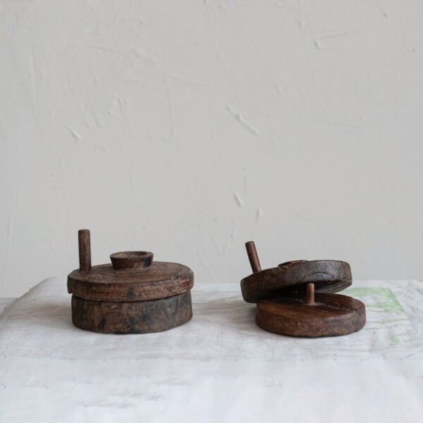 Found Wood Spice Grinder