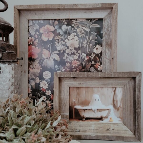 Henry vintage bathtime print from our seasonal portrait and patina shop