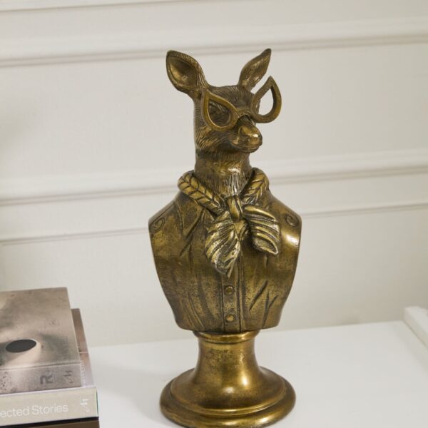 Margie - Scarf Adorned Doe Bust