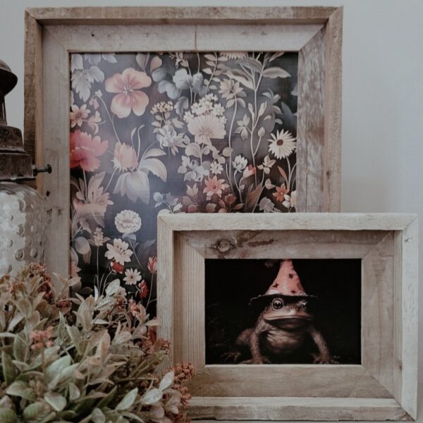 Merlin - 5x7 Vintage Inspired Rustic Framed Print