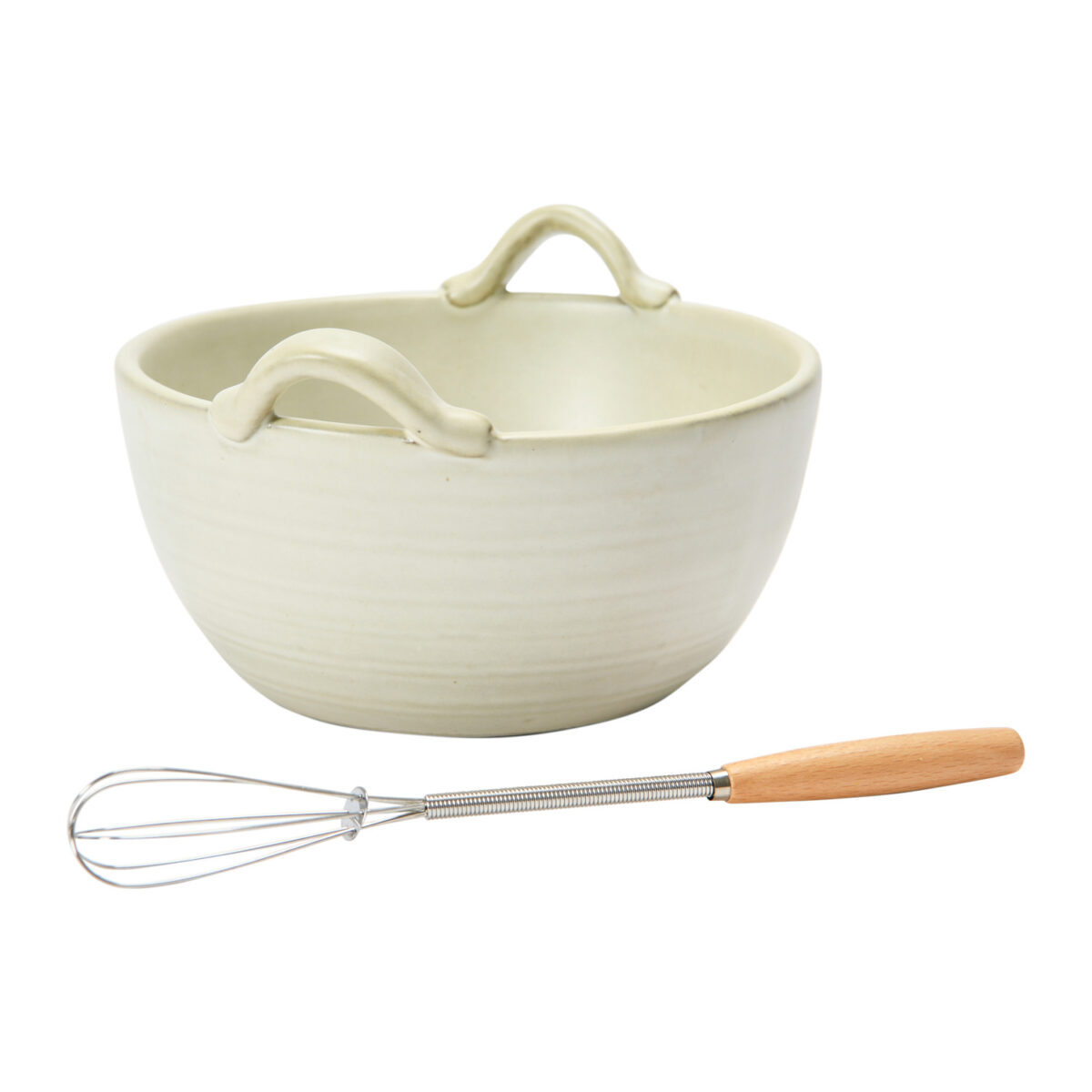 Stoneware Batter Bowl with whisk - Image 5