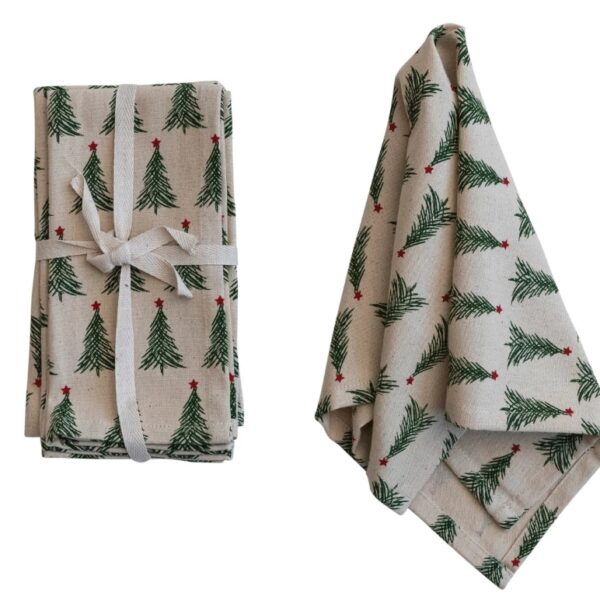 Evergreen Gathering Napkins — Set of 4