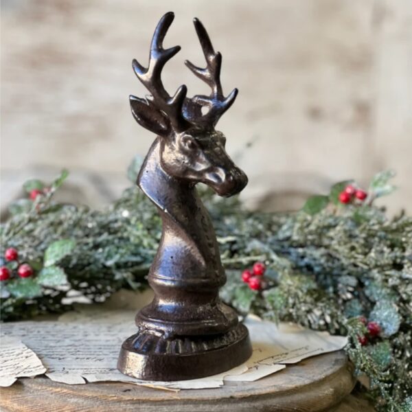 Woodland Knight Deer Bust | 9.5"