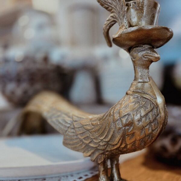 Emerson -Distinguished Pheasant Candle Holder
